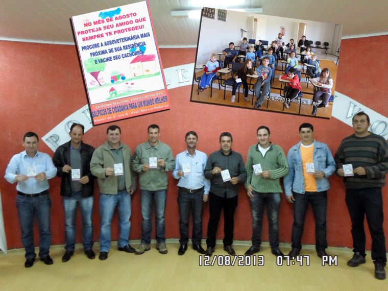 Vereadores apoiam Projeto da Escola Municipal Rio Bonito do Iguaçu.